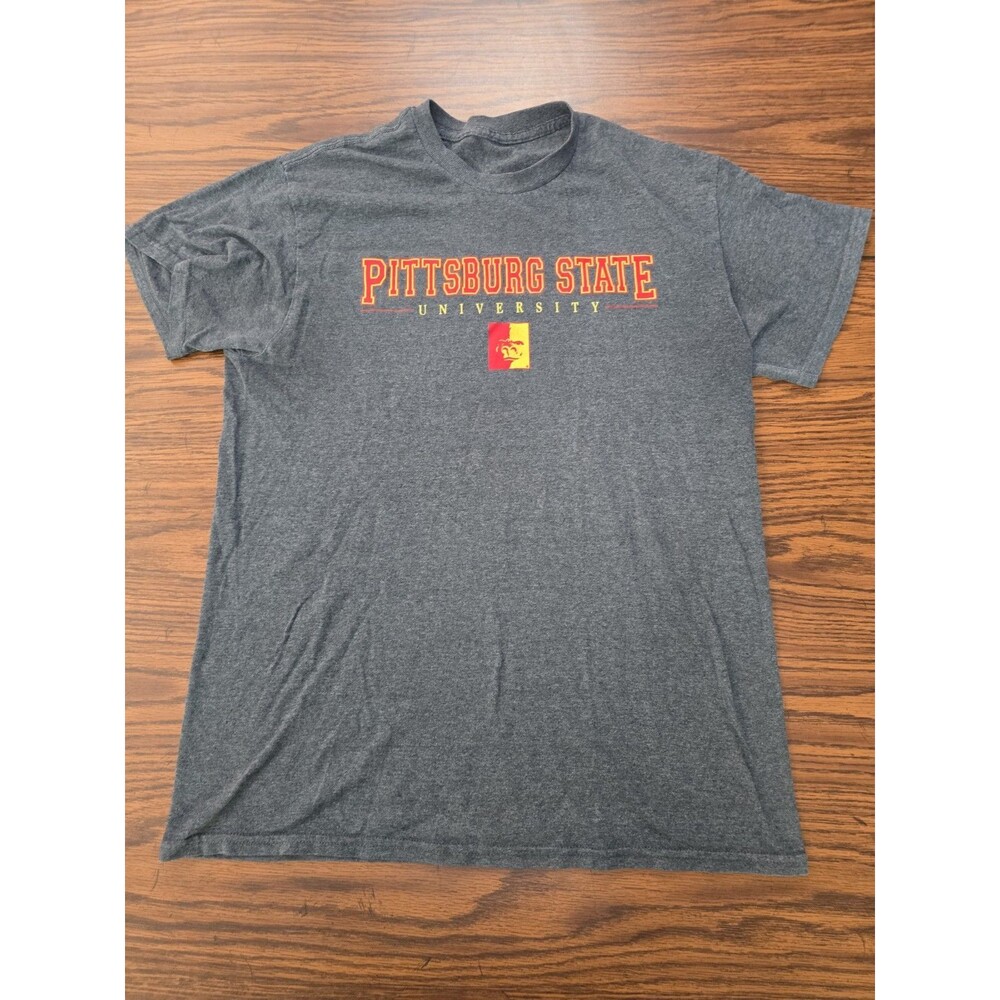 Gray Pittsburg State University Tshirt
